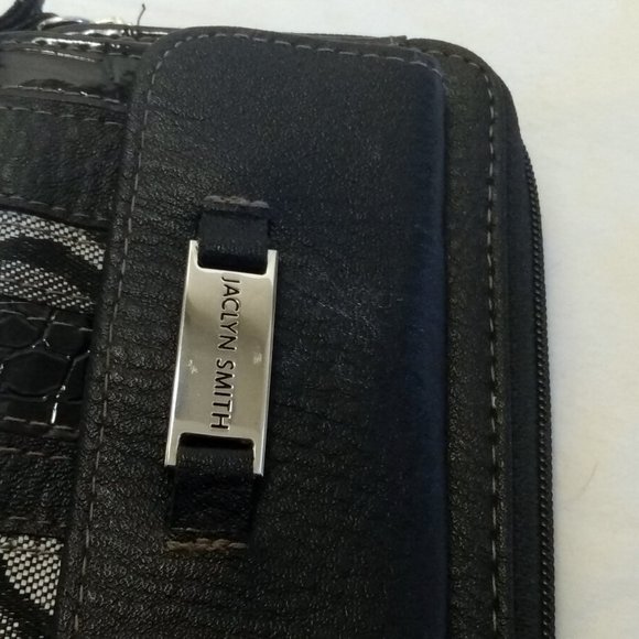 Vintage Jaclyn Smith Coin/Card Black Wallet - Picture 10 of 10